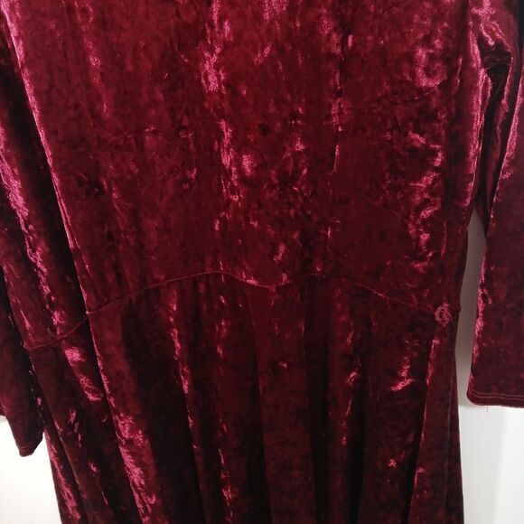 Velvet Tie Front Long Sleeve Longline Cardigan 1XL - Picture 3 of 9